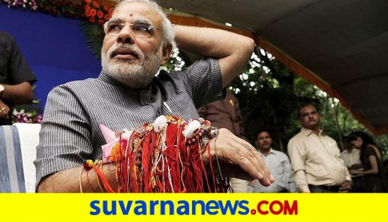 women from uttar pradeshs vrindavan send 501 rakhis face masks to brother modi