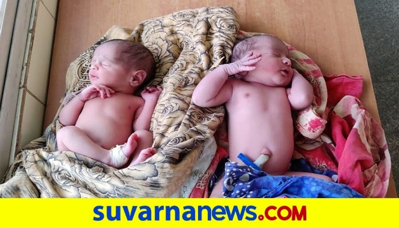 coronavirus infected pregnant Woman gave birth to twins in-ballary