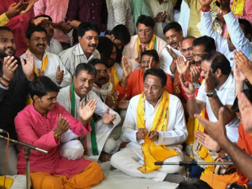 हनुमान भक्त के बाद अब कृष्ण भक्त बने कांग्रेस के कमलनाथ, क्या उपचुनाव पर है नजर