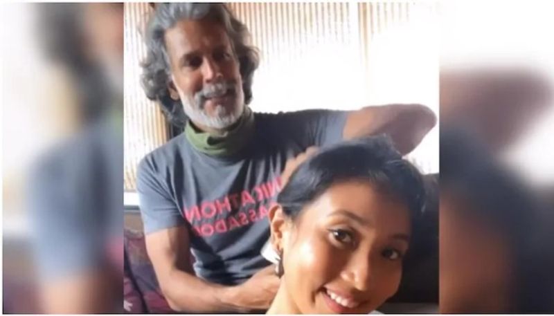 Ankita Konwar's post for husband Milind Soman on Friendship Day