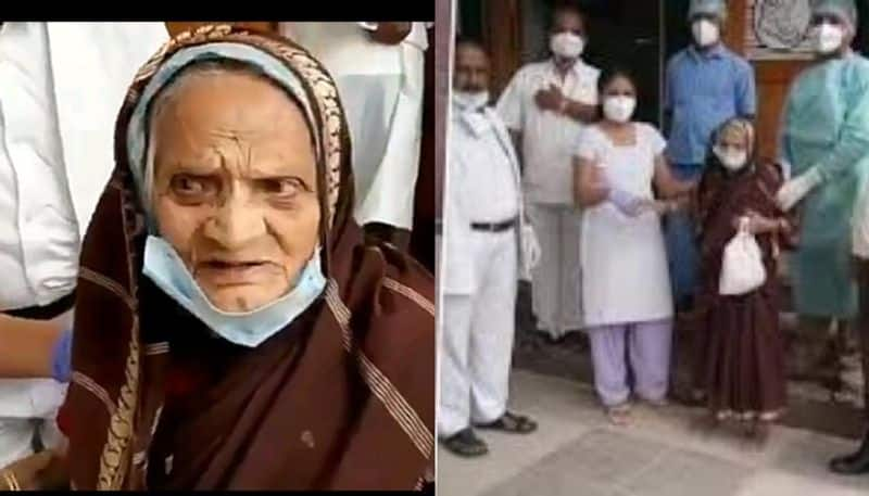 110 year old women wins battle against covid 19 in karnataka