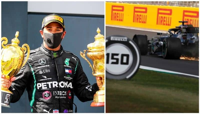 Lewis Hamilton wins his seventh British Formula One grand prix with a punctured tyre