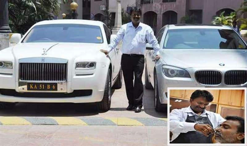 India s billionaire barber Ramesh Babu own 400 luxury cars his networth details Rya