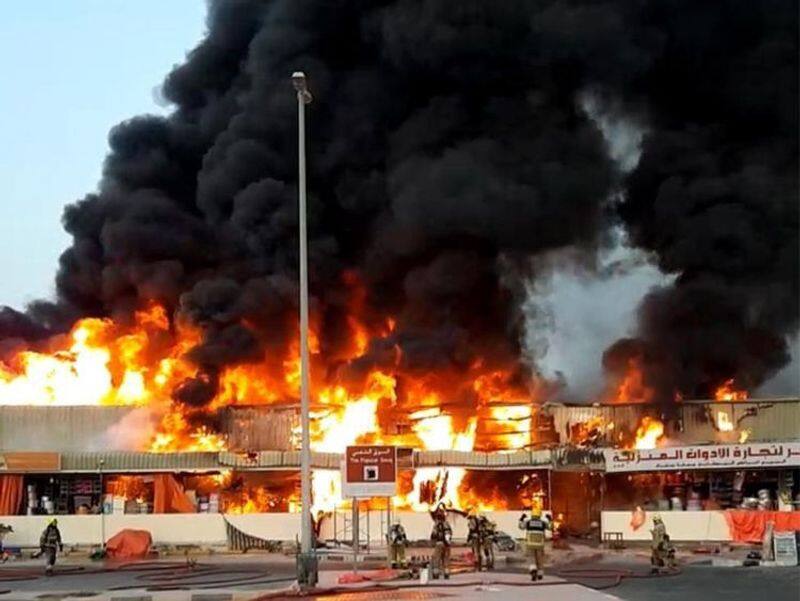 UAE Firefighters put out Ajman market blaze, no casualties reported