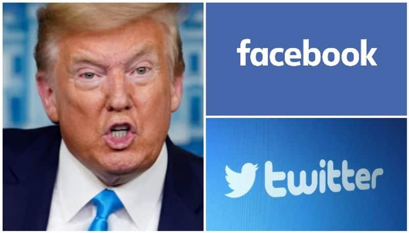 Facebook Twitter remove Trump claim Children Immune From Covid