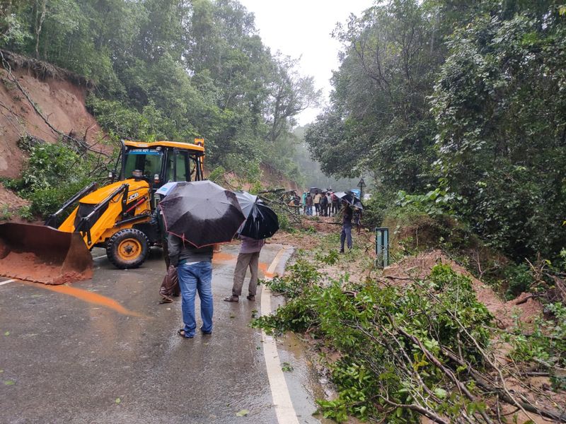 huge Landslide reports including Brahmagiri in Kodagu