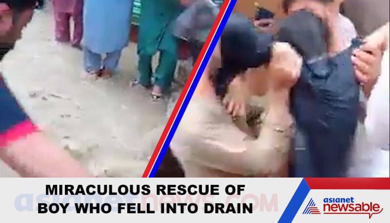 Boy rescued from open drain in Pakistan; video goes viral as Mumbai incident