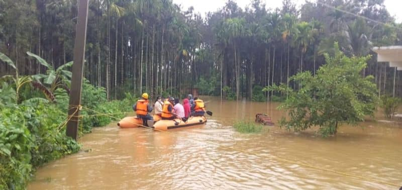 Karnataka Rain NDRF rescue operation in Kodagu