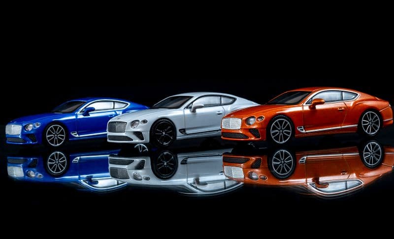 Bentley has introduced most expensive scale model of Continental GT toy cars