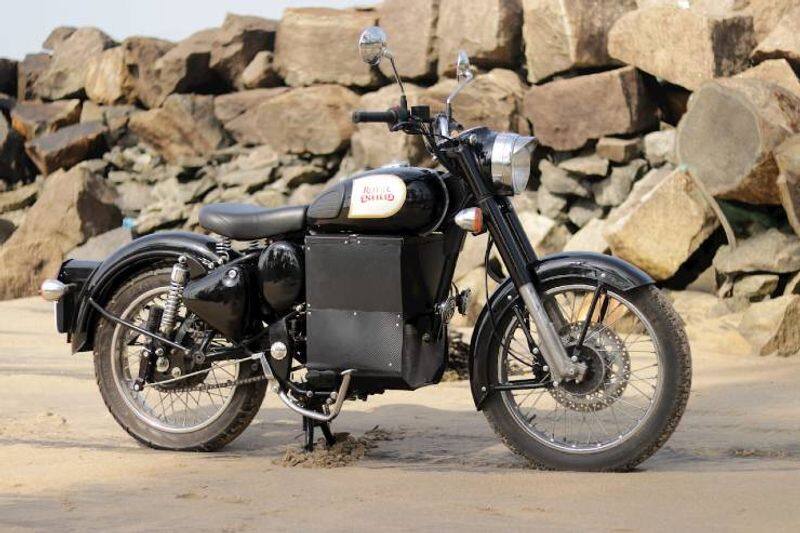 Kerla Based hound electric convert royal enfield bullet to electric bike