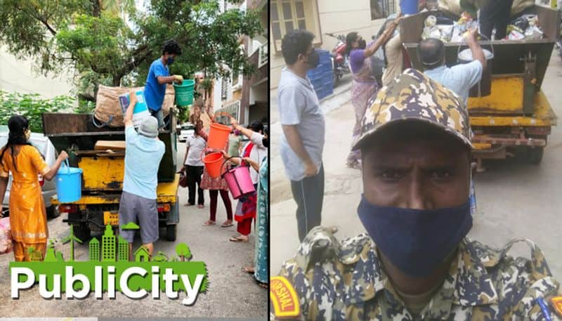 BBMP marshals are watching you; don't step out without face mask to dump garbage