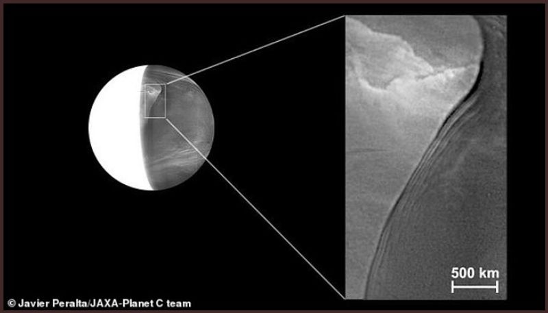 Massive wall of acid clouds Venus's hellish atmosphere for 35 years