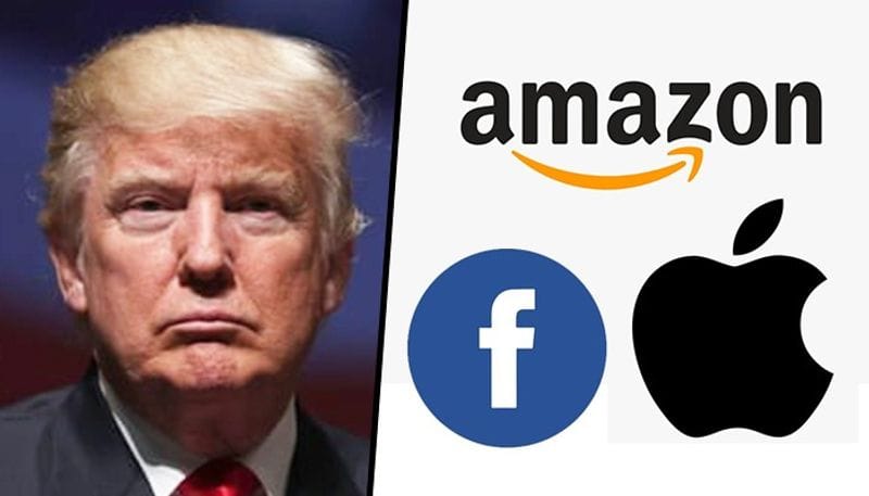 Apple Amazon Facebook line up against US President Trump's immigrant visa ban-dnm