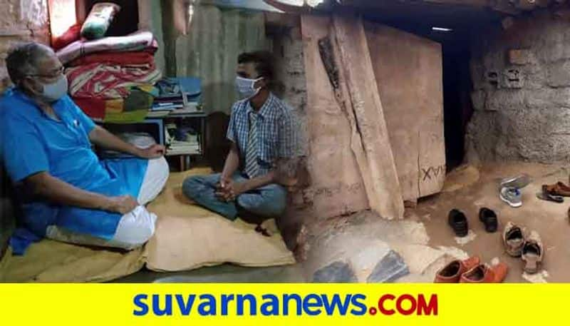 Minister Suresh kumar visits migrant students home who got 616 score In sslc