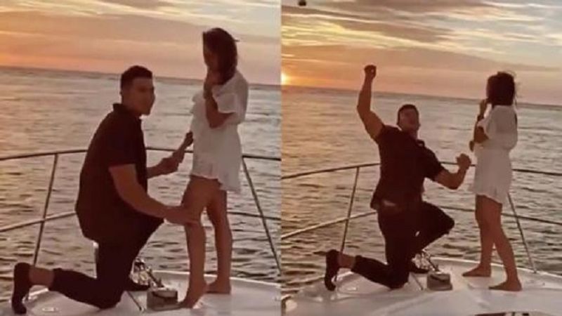 Viral boat proposal goes wrong with ring being tossed into ocean, watch what happens next