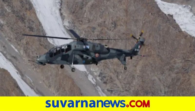 Indo China stand-off Two HAL light combat choppers deployed in Ladakh