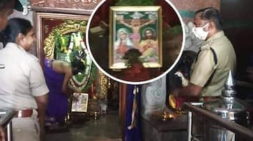 Karnataka Police superintendent Divya Thomas pressures priest to place Christ photo in Anjaneya temple shrine