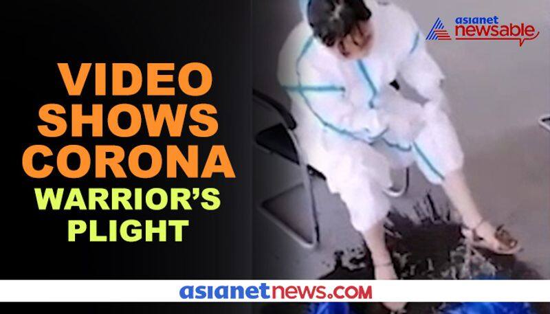 Viral video: Bucket of sweat gushes out of corona warrior's PPE kit - gps