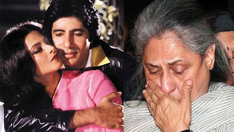 <p> For a long time, the rumoured relationship between Amitabh Bachchan-Rekha was kept a secret. However, rumours began doing the rounds when Amitabh, on an occasion, lost his temper at a co-actor for misbehaving with Rekha and this sparked controversy.<br />
</p>
<p> For a long time, the rumoured relationship between Amitabh Bachchan-Rekha was kept a secret. However, rumours began doing the rounds when Amitabh, on an occasion, lost his temper at a co-actor for misbehaving with Rekha and this sparked controversy.<br />
</p>