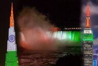 Burj Khalifa, Niagara Falls, Empire State Building lights up with tricolour on India's Independence Day-dnm