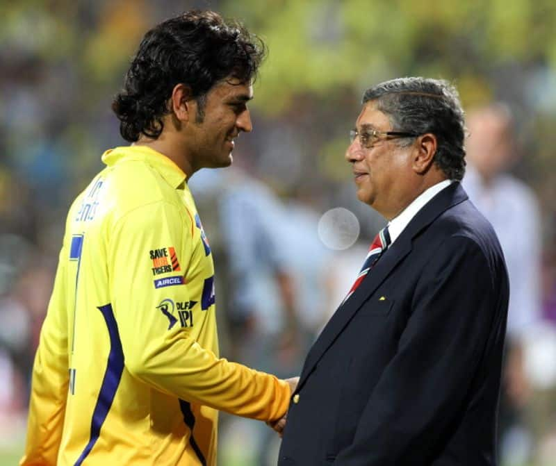 N Srinivasan explains how CSK Chennai Super Kings outbid MI Mumbai Indians to sign MS Dhoni in IPL 2008-ayh