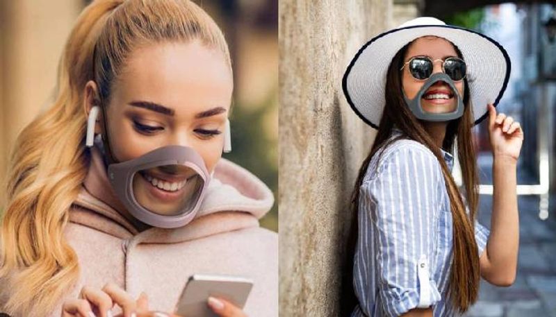 Netizens ponder if they would wear this transparent mask or not