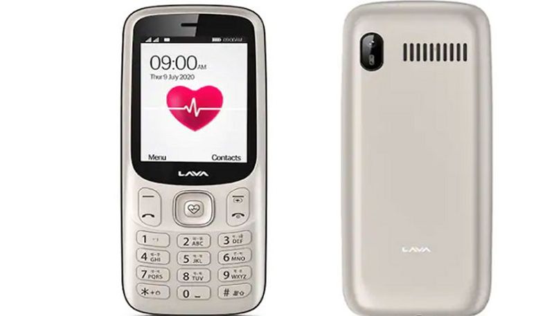 lava feature phone with heart rate & blood pressure sensor s launched