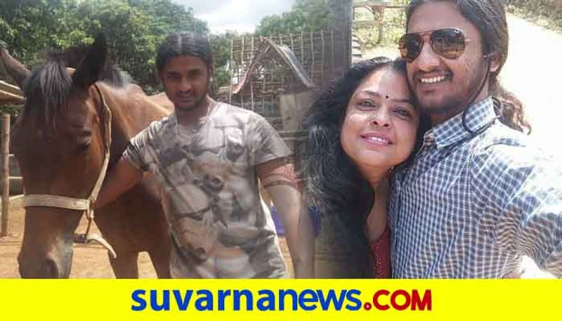 Padmaja Rao's son and Prani!