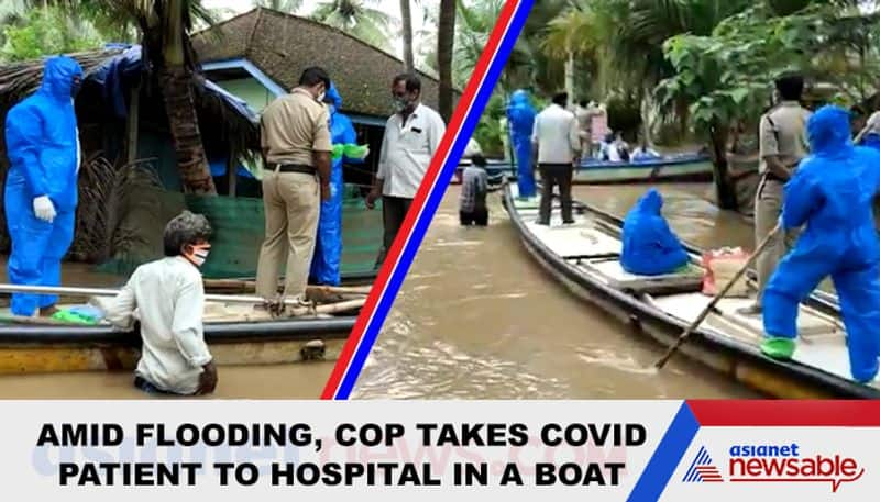 Coronavirus Andhra Pradesh Police use boat to ferry COVID-19 patient to hospital