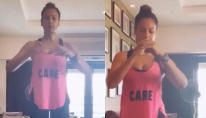 bipasha basu shares her workout video