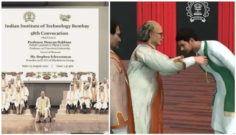 Virtual convocation of IIT Mumbai went viral as students digital avatars receive medals and degrees