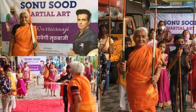 sonu sood keeps his promise to pune warrior aaji opens training school for her