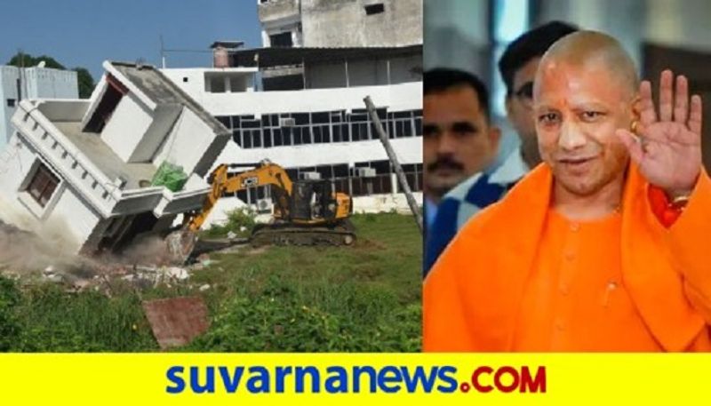 UP Yogi govt demolishes gangster Mukhtar Ansaris property in Lucknow