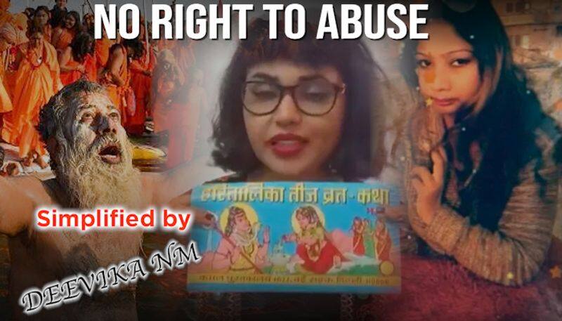 Abusing Hindu gods, goddesses and beliefs in the name of freedom of expression