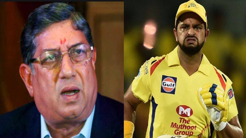 csk owner n srinivasan speaks about possibilities of suresh raina will play again for the franchise