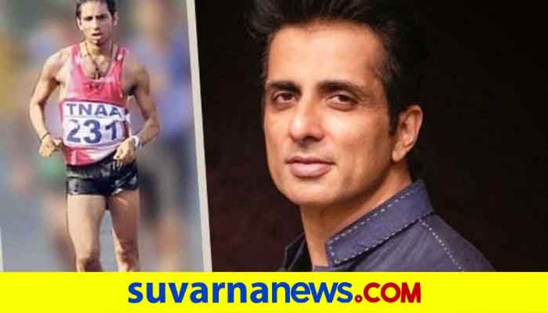 Actor Sonu Sood delivers shoes to athlete training for Olympics