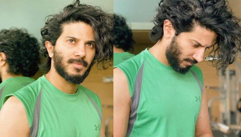 dulquer salmaan shares his new lockdown hairstyle