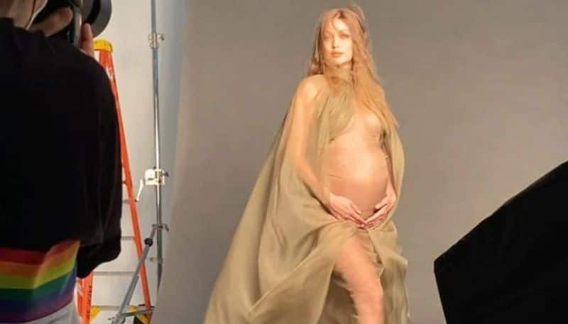 super model gigi hadid looks hot even in maternity photoshoot