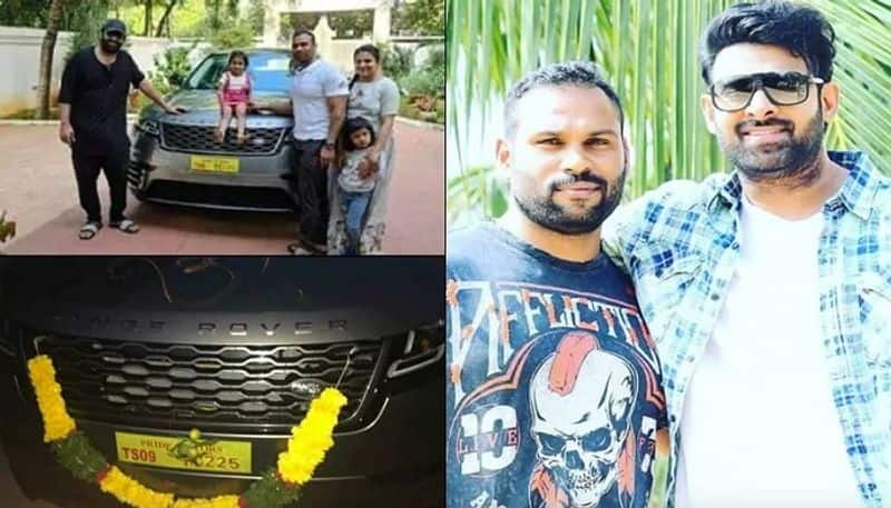 Babhubali actor Prabhas gist range rove velar car to his Gym trainer