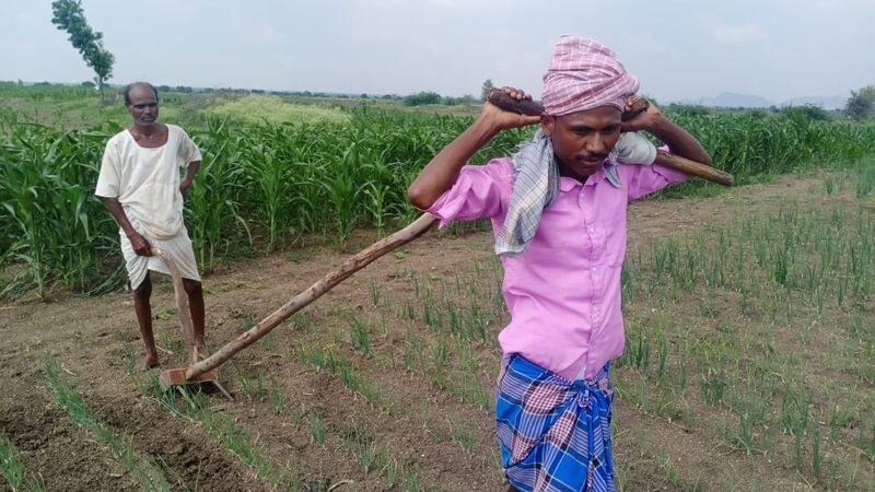 Guest Teacher Help To Father for Agriculture in Koppal