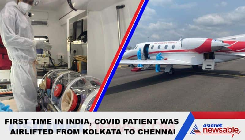 COVID-19 patient airlifted from Kolkata to Chennai in three hours - ycb