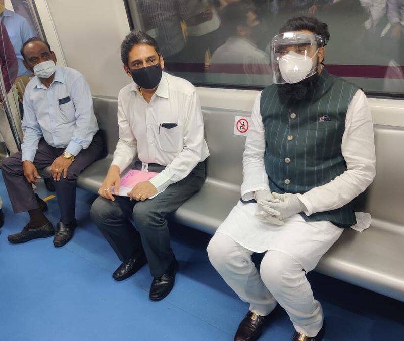 Minister Sriramulu Inspects Safety Measures as Metro Services resume after 5 Months