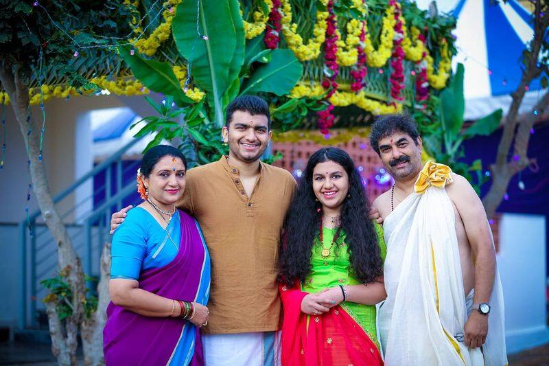 Kannada Sundar raj and veena sundar house warming photo