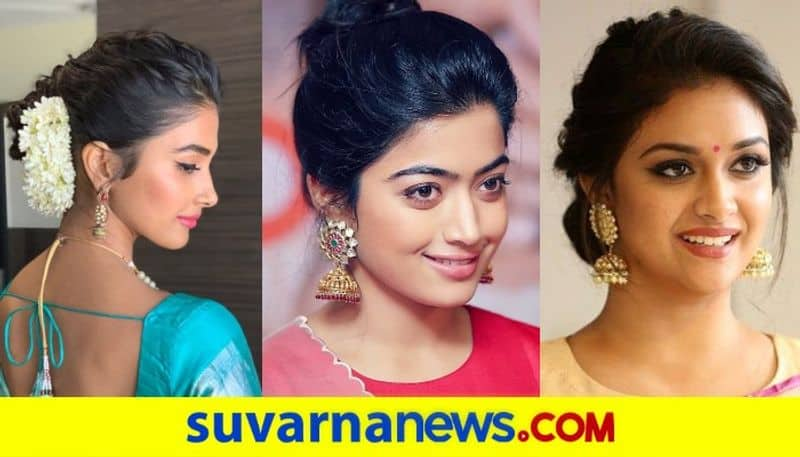 South actress in bun hairstyle looks gorgeous