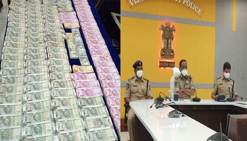 Vijayawada  police has seized Hawala cash worth Rs 1.50 crore