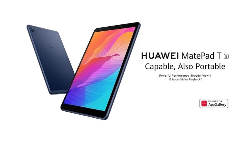 Huawei MatePad T8 With 5,100mAh Battery Launched in India