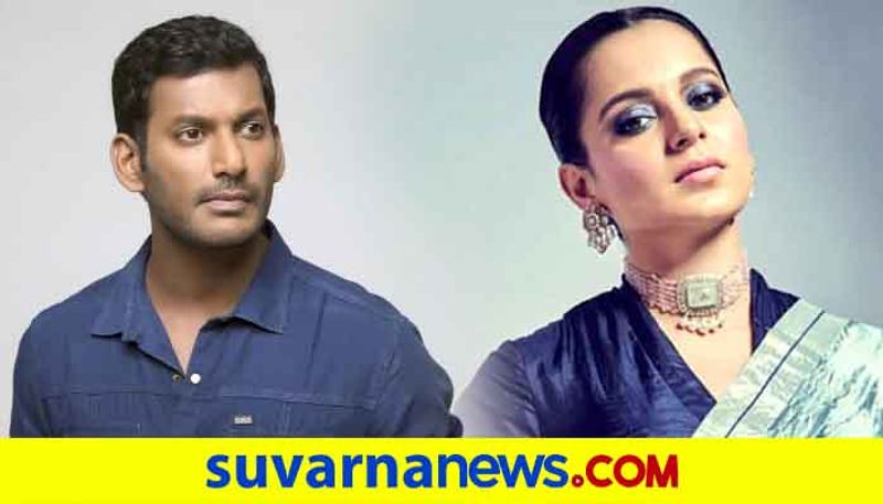 Kollywood actor vishal compares kangana ranaut to bhagat singh