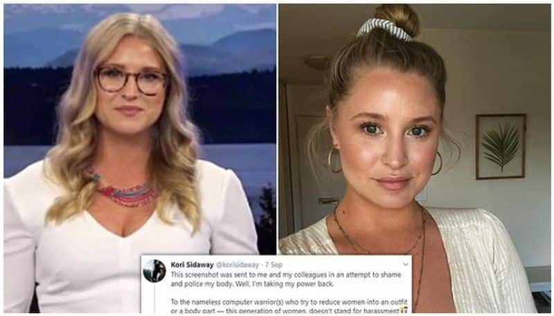 News anchor hits back at viewer who sent her snarky note about showing too much cleavage during broadcast