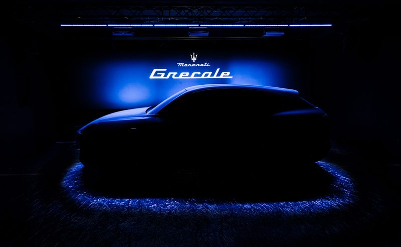 Maserati officially teased new compact suv called Greacale expected to make its debut next year