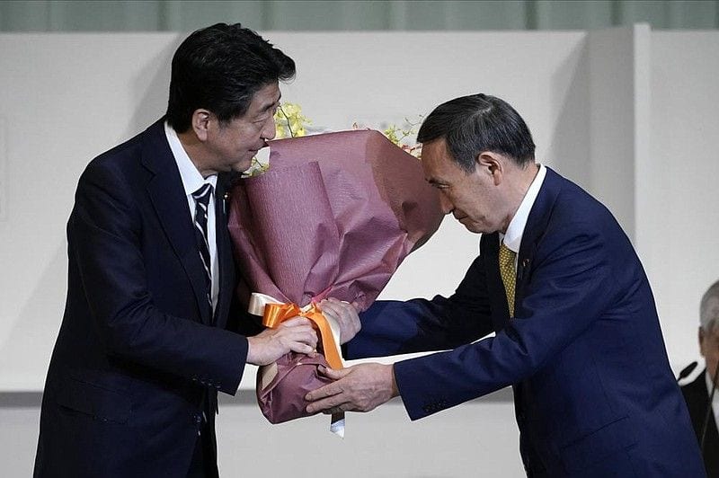 Japan Shinzo Abes Cabinet resigns ahead of Yoshihide Suga assuming PM office-dnm